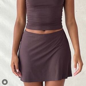 NWOT Indigo Luna Earth Angel Skort Carob - Size S/M